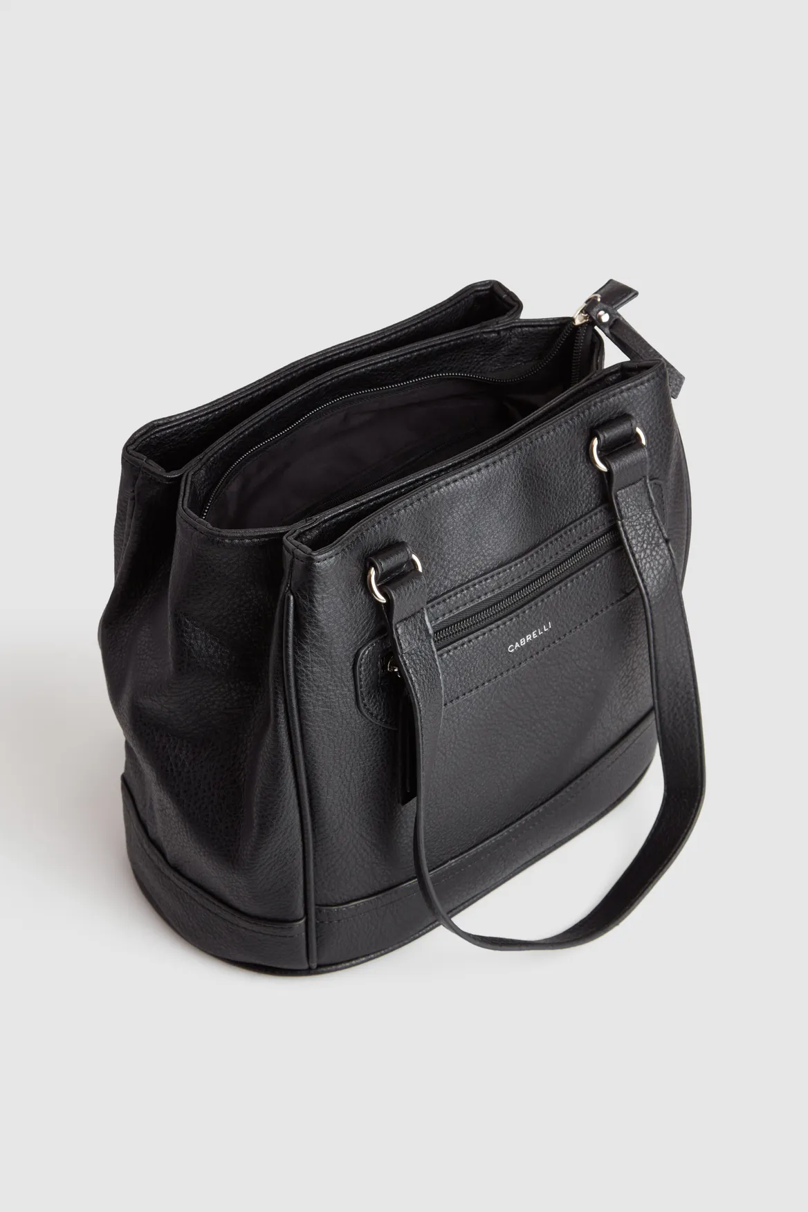 Zip Pocket Panel Tote Bag Strandbags