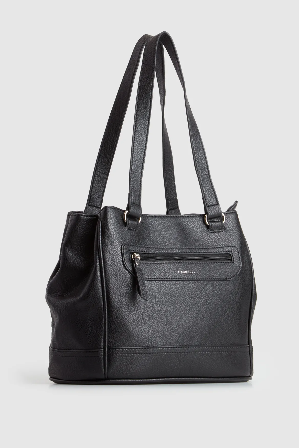 Zip Pocket Panel Tote Bag Strandbags