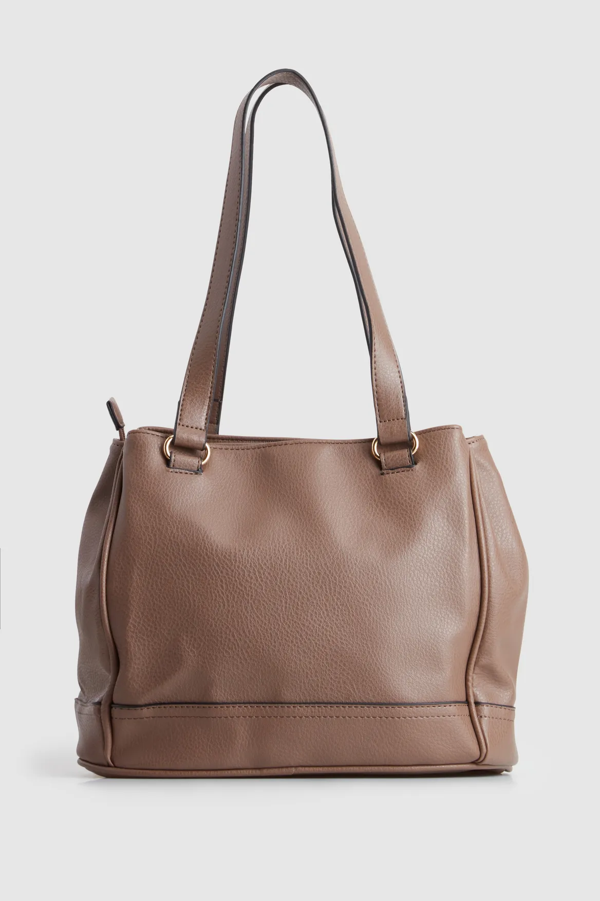 Zip Pocket Panel Tote Bag Strandbags